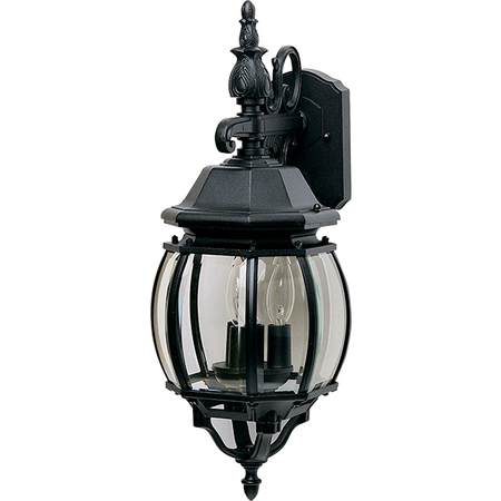MAXIM Crown Hill 3-Light 8" Wide Black Outdoor Wall Sconce 1034BK